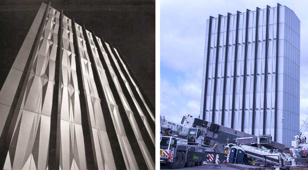 Niagara Intake Structure Covered with Stainless Steel, Niagara Power Station Intake, New York