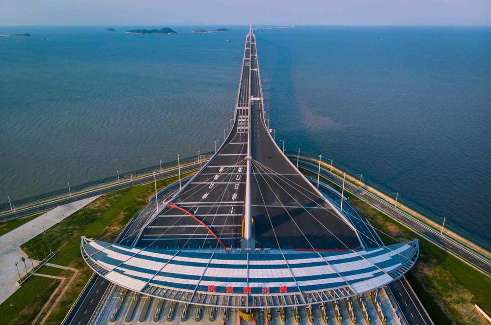 HZMB is a hybrid structure that integrates bridge, island and tunnel (CGTN 2025)