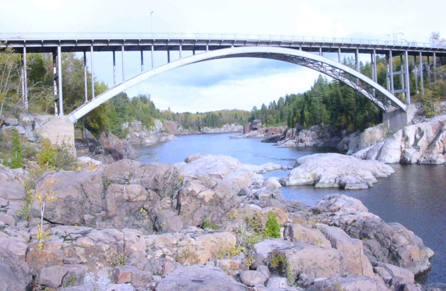 The Arvida Bridge in Canada, also the World’s First All-aluminum Bridge
