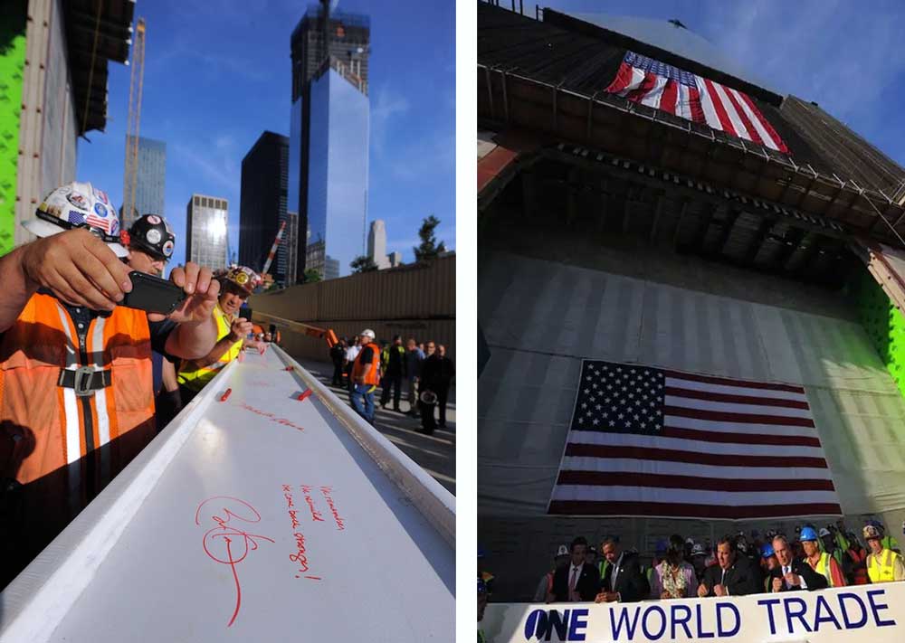 Obama Singed at One World Trade Center Site: We Remember, We Rebuild, We Come Back Stronger!”(Photos Courtesy of Matt Chaban & Observer 2012)