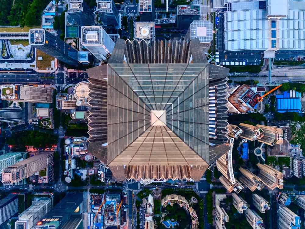 The Top View of Ping An Finance Center in the CBD of Futian District in Shenzhen China (Photo Courtesy of New Atlas 2025)