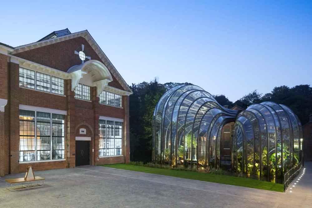 The Design of the Timeless Glasshouses from Bombay Sapphire Distillery (Photo Courtesy of Iwan Baan & Architizer)