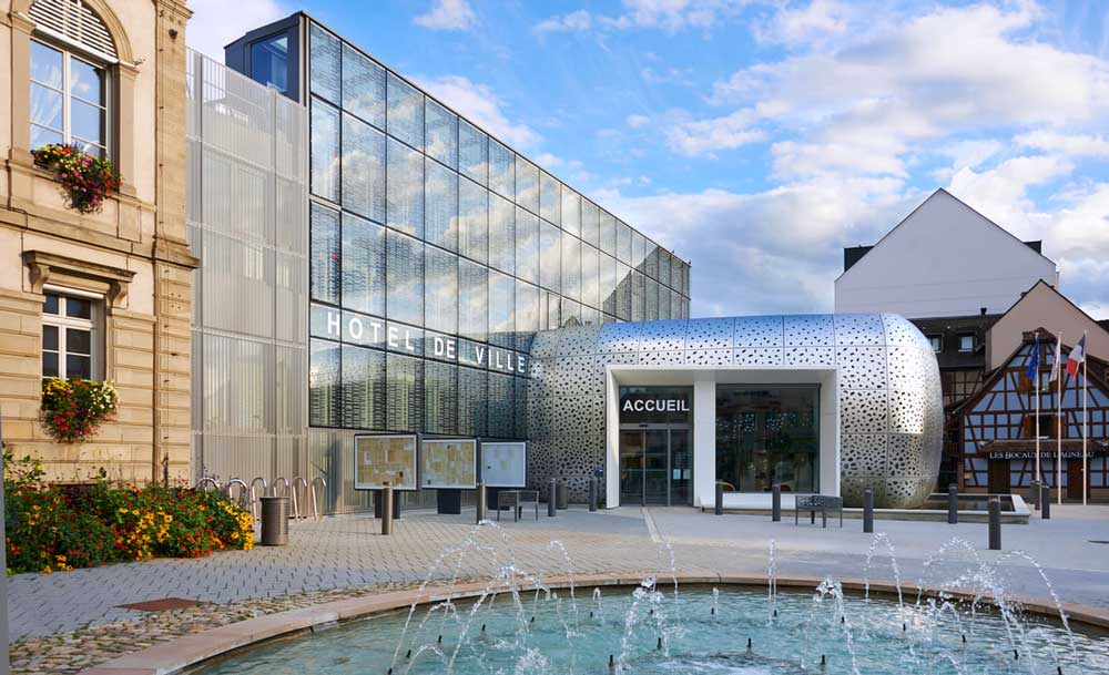 Illkirch-Graffenstaden Town Hall (Photo Courtesy of Archinect Firms)