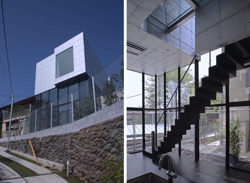 Machine Head: A Metal Mass Jumping out of the Cliff (Photo Courtesy of N MAEDA ATELIER Architects & Associations 2014)